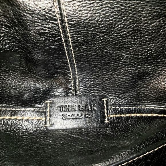 The Sak | Vintage Black Leather Tote - Picture 2 of 5